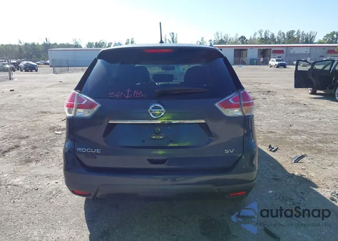 2016 Nissan Rogue Sv из США, поврежденный, VIN KNMAT2MT1GP721313